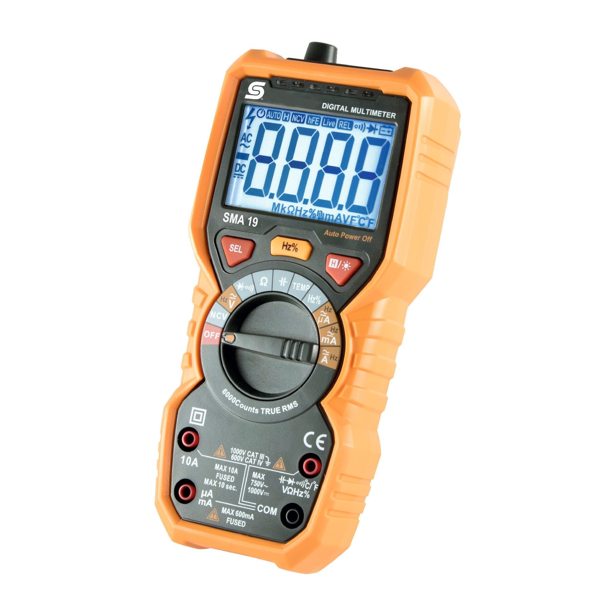 Multimetru digital 10 functii, ecran LCD, sonda tip ,,K", alimentare baterie - imagine 5
